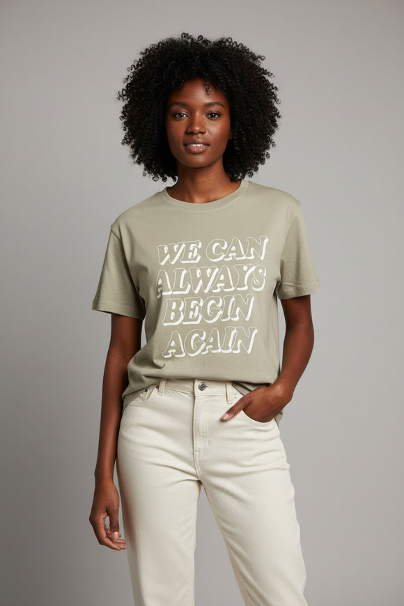 Green Graphic T Shirt Dark