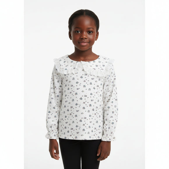 White Aop L S T Shirts