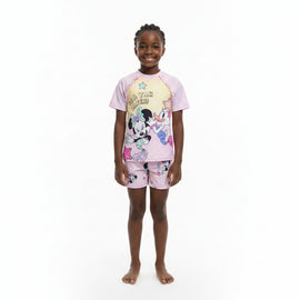 Sinnie Mermaid Shortie Set Pale Pink
