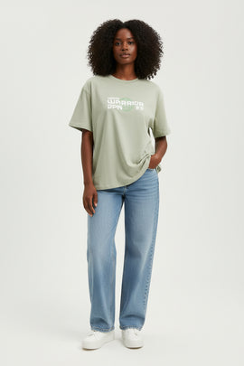 Pale Green Oversize T Shirt
