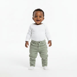 Beige Color Denim Pant Beige