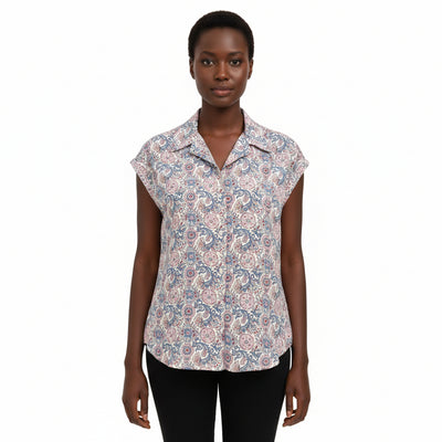 Printed Button Down Collared Resort Shirt  Assorted