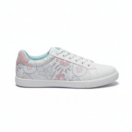 White Lace Up With Floral Print White REDTAG