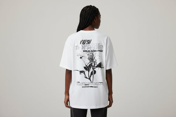 White Oversized T Shirt