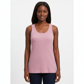 Lavander Plain Rib Vest