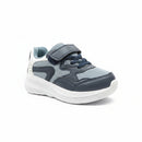 Navy Material  Block Chunky Sneakers-1