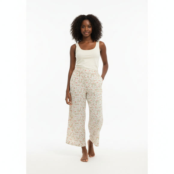 Cream Floral Culottes Assorted REDTAG