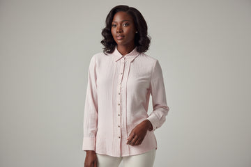 Pale Pink Buttoned Down Blouse