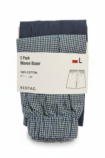 Woven Boxers 2 Pack Assorted