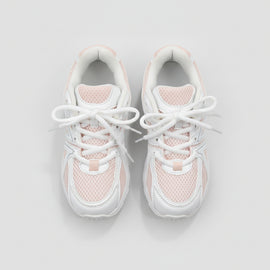White Lace Up Trainer - 0