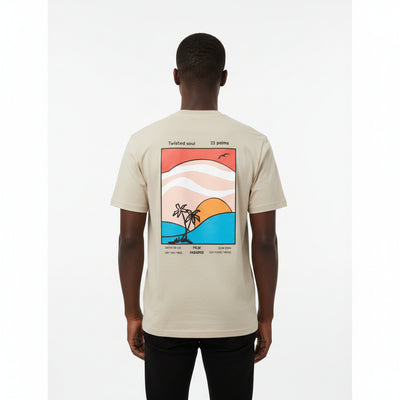 Beige Mens Tshirt - 0