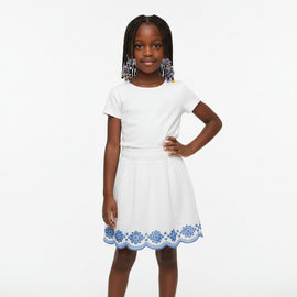 Gauze Embroidery Skirt