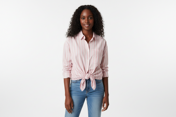 Stripe Oversize Shirt Assorted