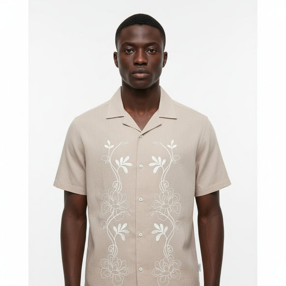 White Mens Casual Shirt