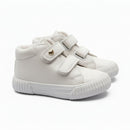 White Double Velcro Strap High Top White REDTAG