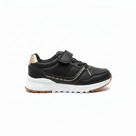 Black Matterial Block Sneaker Black