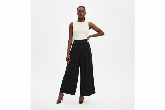Pale  Wide Leg Pant