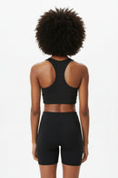 Black Active Sports Bra Black-2