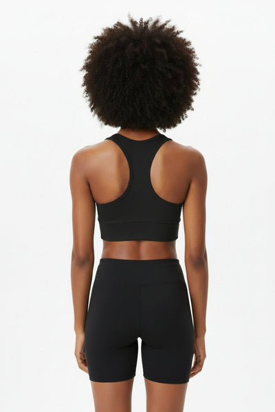 Black Active Sports Bra Black - 0