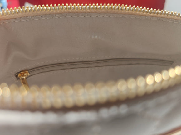 Beige Quilting Crossbody Bag