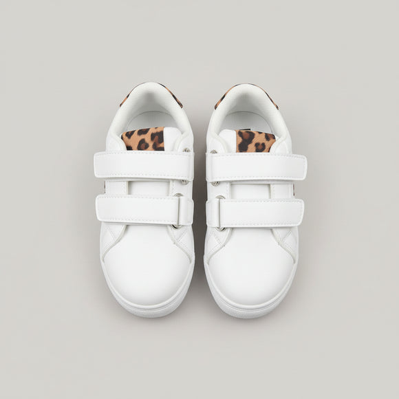 White Textured Sneaker