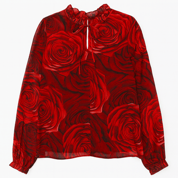 ROSE FLORAL BLOUSE ASSORTED Nawao.com