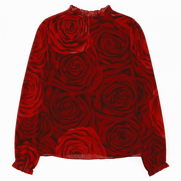 ROSE FLORAL BLOUSE ASSORTED Nawao.com