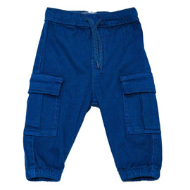 ROYAL BLUE CARGO TWILL JOGGER ROYAL 6 12 MONTHS Nawao.com