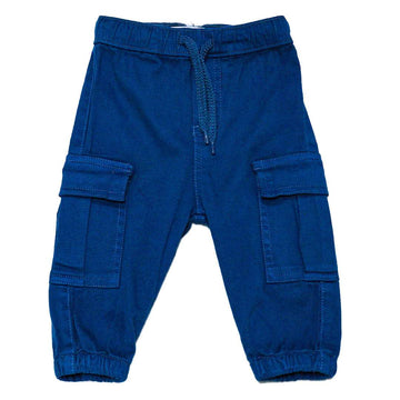 ROYAL BLUE CARGO TWILL JOGGER ROYAL 6 12 MONTHS Nawao.com