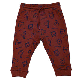 RUST ANIMAL PRINTED ACTIVE PANTS ORANGE 18 24 MONTHS Nawao.com