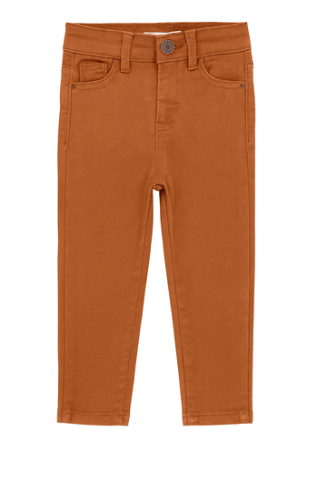 Rust Grey 5 Pocket Coloured Denim Orange Nawao.com