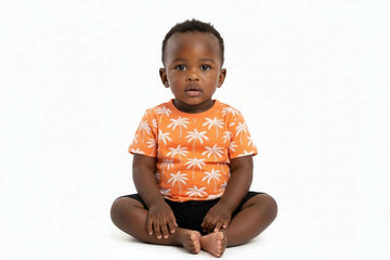 Rust Palm Tree Tshitt Orange Nawao.com