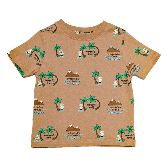 RUST SUMMER TIME TSHIRT ORANGE 6 12 MONTHS Nawao.com