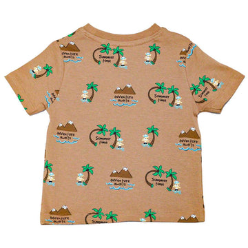 RUST SUMMER TIME TSHIRT ORANGE 6 12 MONTHS Nawao.com