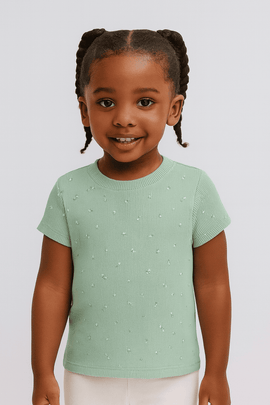 Sage Aop Rib T Shirt Nawao.com
