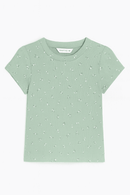 Sage Aop Rib T Shirt Nawao.com