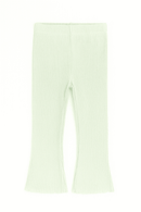 Sage Flared Trousers Green Nawao.com