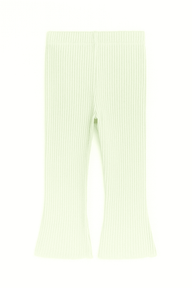 Sage Flared Trousers Green Nawao.com