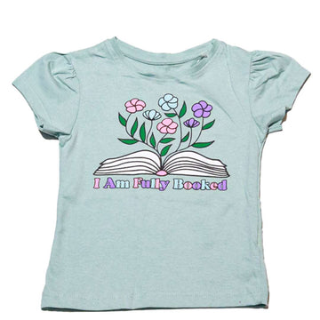 Sage Flower Placement Print T Shirt Nawao.com
