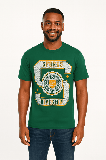 Sage Green Graphic T Shirt Nawao.com