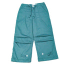 Sage Green Knee Pleats And Tab Trousers Nawao.com