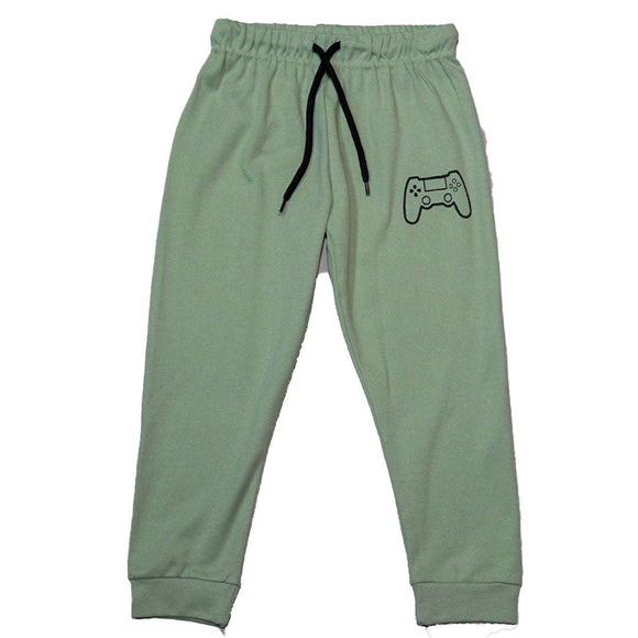 Sage Green Short Tee And Long Pyjama Set Nawao.com