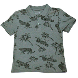 Sage Green Skate Aop Polo Green 6 7 Years Nawao.com