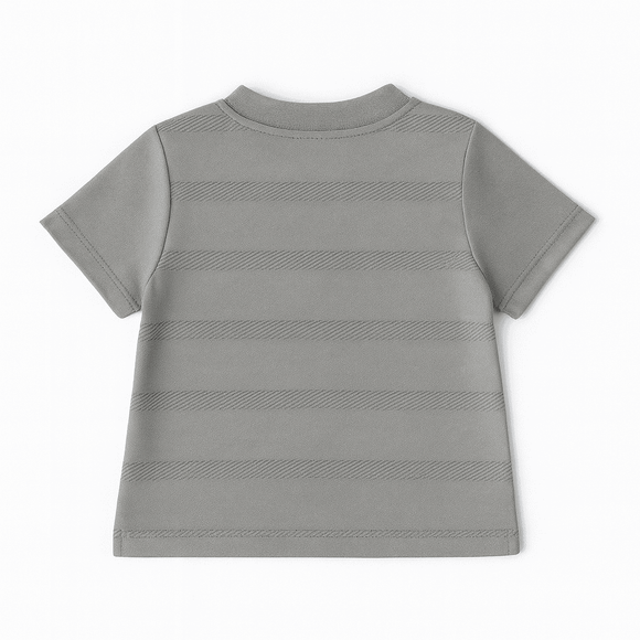 Sage Henley Jaquard Tshirt Nawao.com