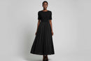 Sage Jersey And Gathered Maxy Dress Pale Green Uk8 Nawao.com
