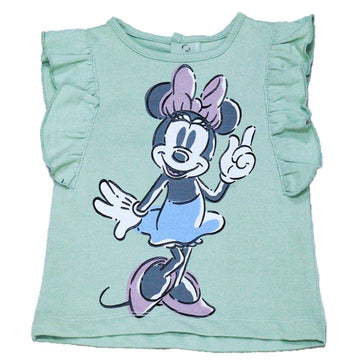 Sage Mini Mouse Print T Shirt Nawao.com