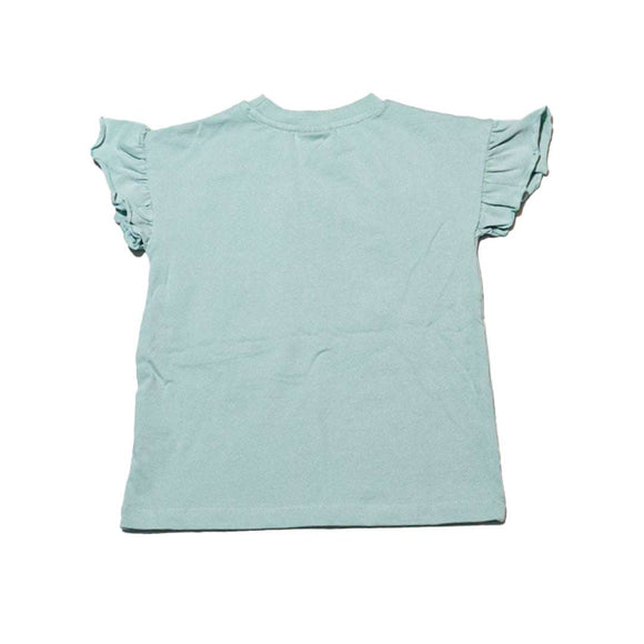 Sage Minnie Placement Print T Shirt Nawao.com