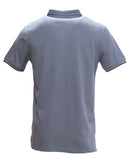 Salte Grey Standup Color Polo Shirt With Chest Logo Nawao.com
