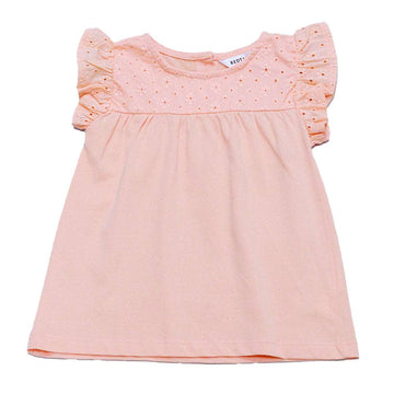 Schiffili Jersey Top Pale Pink Nawao.com
