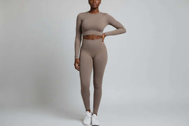 Seamless Legging Brown Nawao.com